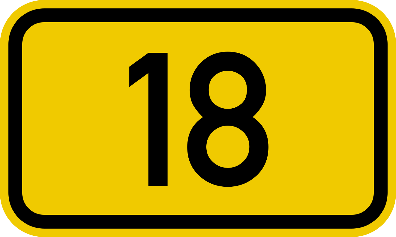File:Bundesstraße 18 number.svg - Wikipedia