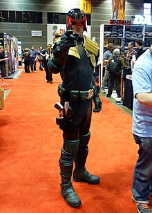 Cosplay de Joe Dredd.