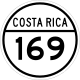 National Secondary Route 169 Schild}}