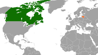 <span class="mw-page-title-main">Canada–Lithuania relations</span> Bilateral relations