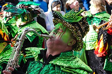 Saxophonist der 3 Canards