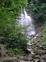 La cascade de l'Englennaz.