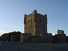 The main keep of the Castle of Braganca Castle Braganca 4.JPG