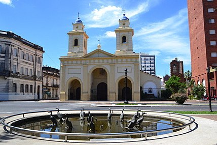 Cathédrale métropolitaine Todos los Santos de Santa Fe, construite en 1649.