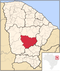 Sertão de Senador Pompeu – Mappa