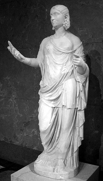 Portrait-Statue of an unknown woman as Ceres, Roman goddess of agriculture and motherly relationships