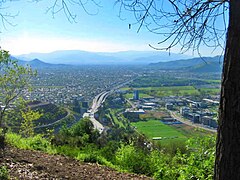 Cerro San Cristóbal - 2009 - Vista a Recoleta desde Avenida Federico Albert - 01.jpg