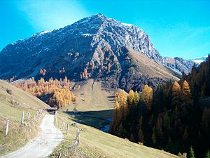 The Chüpfenflue as seen from Sapün / Schmitten.