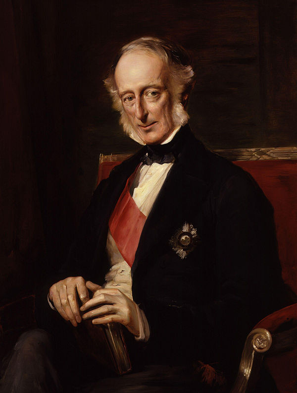 An 1873 portrait of Lord Halifax by Anthony de Brie.