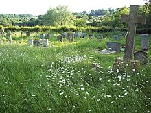 The churchyard Churchyard at St George's Church, Damerham - geograph.org.uk - 449207.jpg