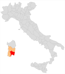 District de Cagliari - Location