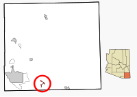 Loko en Cochise Distrikto kaj la stato de Arizono