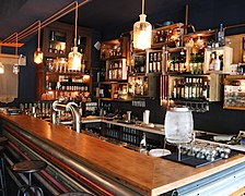 Bar counter in Hamburg, Germany