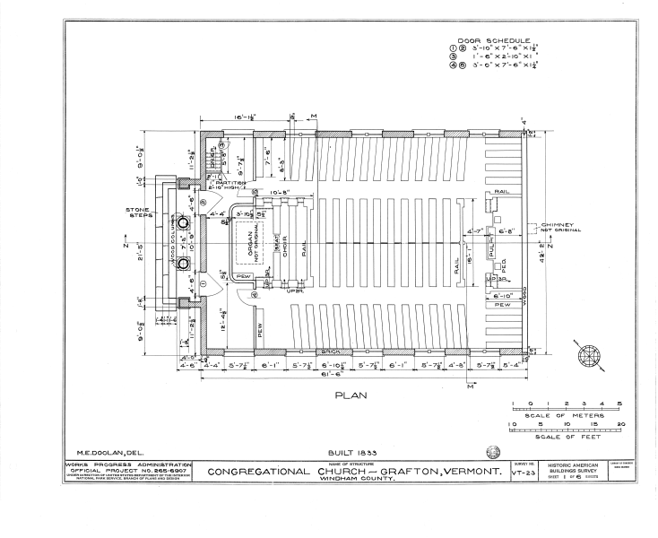 File:Congregational Church, Grafton, Windham County, VT HABS VT,13-GRAFT,1- (sheet 1 of 6).png