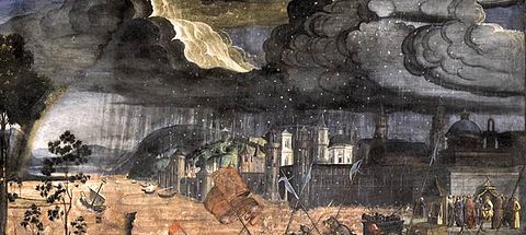 Detail of the storm.