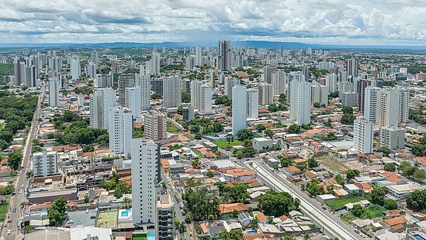 Cuiabá, the capital and financial center of the state, in 2022.