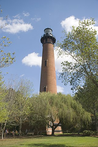 <span class="mw-page-title-main">Currituck Beach Light</span> Lighthouse in North Carolina, US