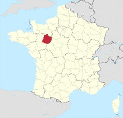 Sartheの位置