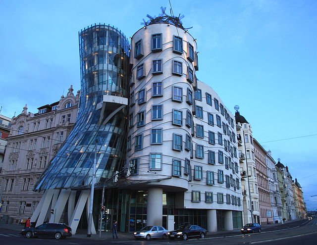 The Dancing House in Prague, Czech Republic