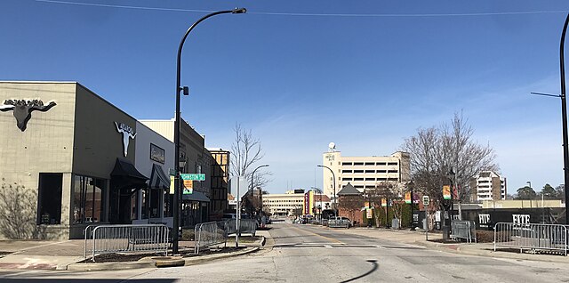 Downtown viewed from 2nd street