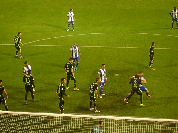 Deportivo de La Coruña vs. Sporting de Gijón.