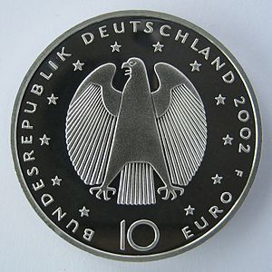 Gedenkmünzen Der Bundesrepublik Deutschland: Geschichte, Bildseite und Wertseite, Gedenkmünzen von 1953 bis 2001 (Währungsbezeichnung Deutsche Mark)