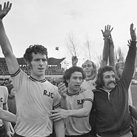 Dick Nanninga, Stanley Bish, Jos Dijkstra, Gerrie de Goede (1975).jpg