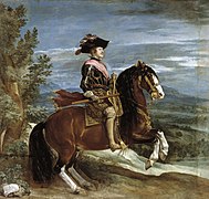 Felipe IV a caballo (anterior a 1636)