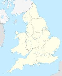 Rudarsko područje Cornwalla i Zapadnog Devona na karti Engleska