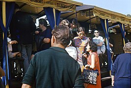 Le train panoramique en 1966.