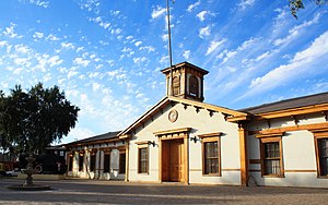 Copiapo Station, now a historical monument in the Atacama region Estacion de ferrocarriles de copiapo.jpg