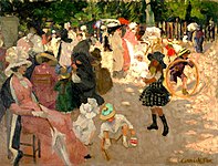 リュクサンブール公園(1908) ビクトリア国立美術館