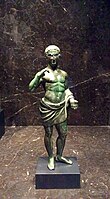 Estatuiña etrusca de bronce, da Península Itálica, III-I a.C