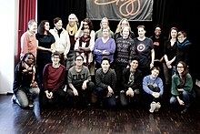 Some board members of the European Lesbian Conference (EL*C) during a meeting in Vienna in January 2018 European Lesbian Conference participants meeting in January 2018.jpg