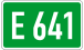 European Road 641 number DE.svg
