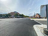 Avenue Paul-Delouvrier à Évry-Courcouronnes (Essonne, France)