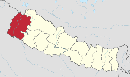 Location of the Far-Western Region