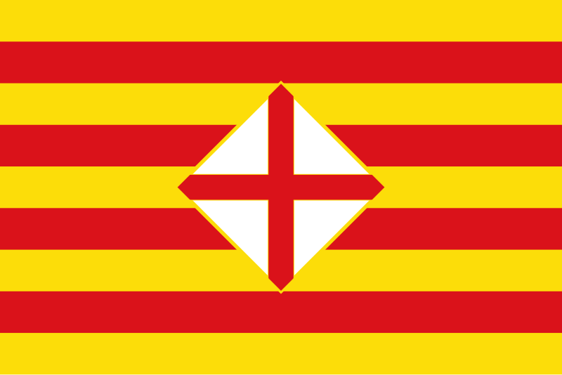 File:Flag of Barcelona (province).svg