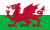 Wales' flagg