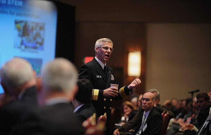 File:Flickr - Official U.S. Navy Imagery - Rear Adm. Klunder speak at ONR conference..jpg