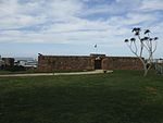 Built overlooking the original lagoon at the mouth of the Baakens River. At the time it was the only stone structure in the district. Named after Frederick, Duke of York, the fort contains a powder magazine and a guardhouse and originally contained eight
During the second half of the eighteenth century the stock-farmers penetrated as far as the Fish River and Algoa Bay fell within the sphere of encounters between the Boers and the Xhosa. In 1799, after the Third Xhosa War had ended in an unsatisfactory ar
Architectural style: Military Fort. Type of site: Fort. Fort Frederick PE-001.jpg