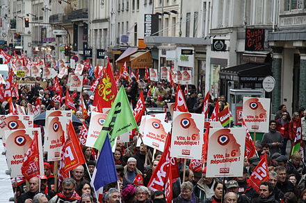 PCF rallying for a Sixth Republic, 2012 in Paris