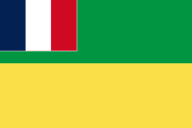 Bandera del Congo Francés (1885-1959)