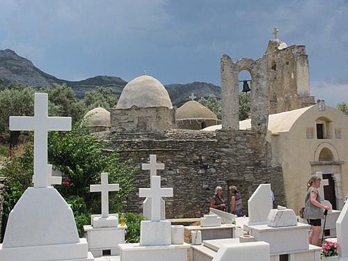 Friedhof auf Naxos, Griechenland