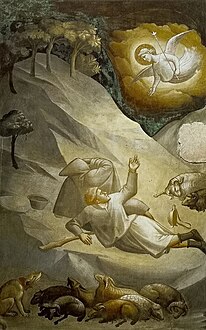 Zvěstování pastýřům, Santa Croce, 1338