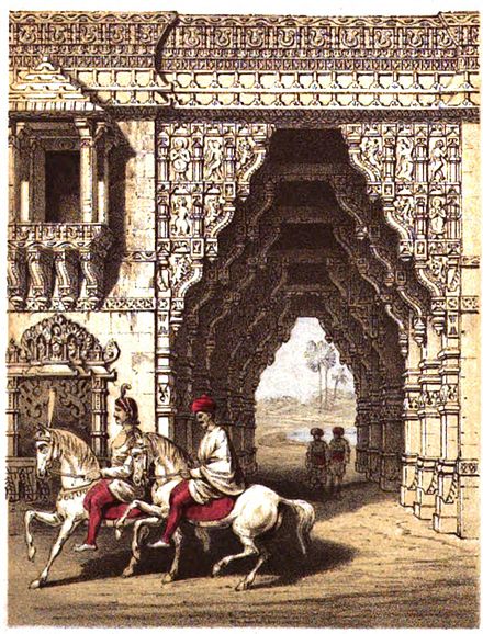 Gate at Zinzuwada, Gujarat, India