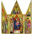 Paolo di Giovanni Fei (1390): Madona s Kristusom na prestolu