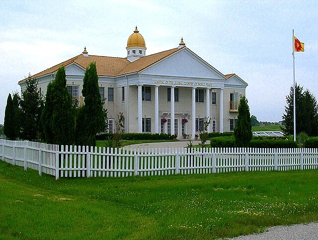 Global Country of World Peace capital building in Maharishi Vedic City