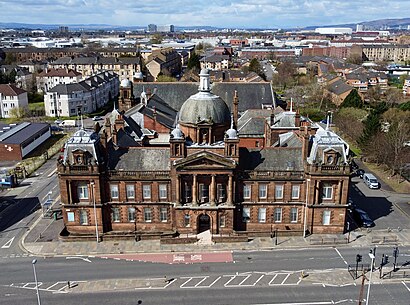 How to get to Govan Town Hall with public transport- About the place