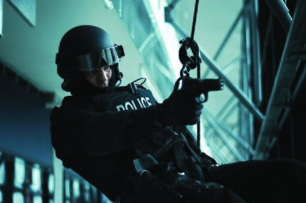 A member of the emergency response team in training in 2010. The tactical unit was formed in 1977.